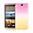 Carcasa Silicona Ultrafina Transparente Gradiente para HTC One E9 Plus Rosa