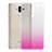 Carcasa Silicona Ultrafina Transparente Gradiente para Huawei Mate 9 Rosa