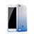 Carcasa Silicona Ultrafina Transparente Gradiente Q01 para Huawei P8 Lite Smart Azul