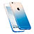 Carcasa Silicona Ultrafina Transparente Gradiente Z01 para Apple iPhone 6 Azul