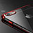 Carcasa Silicona Ultrafina Transparente H04 para Apple iPhone SE (2020) Rojo