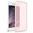 Carcasa Silicona Ultrafina Transparente Mate para Apple iPhone 6S Plus Rosa