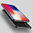 Carcasa Silicona Ultrafina Transparente para Apple iPhone Xs Gris