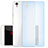 Carcasa Silicona Ultrafina Transparente para OnePlus X Azul