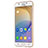 Carcasa Silicona Ultrafina Transparente para Samsung Galaxy J5 Prime G570F Oro