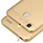 Carcasa Silicona Ultrafina Transparente T03 para Huawei Enjoy 5S Oro