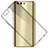 Carcasa Silicona Ultrafina Transparente T03 para Huawei Honor 9 Gris