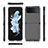 Carcasa Silicona Ultrafina Transparente T03 para Samsung Galaxy Z Flip4 5G Claro