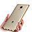 Carcasa Silicona Ultrafina Transparente T06 para Huawei GR5 Oro