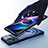 Carcasa Silicona Ultrafina Transparente T08 para Oppo Find X3 5G Negro