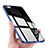 Carcasa Silicona Ultrafina Transparente T12 para Apple iPhone 6S Plus Azul