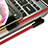 Cargador Cable USB Carga y Datos 20cm S02 para Apple iPhone 6S Rojo