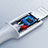 Cargador Cable USB Carga y Datos C02 para Apple iPhone SE3 ((2022)) Blanco