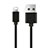 Cargador Cable USB Carga y Datos D08 para Apple iPad 10.2 (2020) Negro