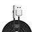 Cargador Cable USB Carga y Datos D11 para Apple iPad 4 Negro