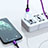 Cargador Cable USB Carga y Datos D21 para Apple iPhone 6S Plus