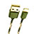 Cargador Cable USB Carga y Datos L03 para Apple iPad Pro 12.9 (2020) Verde