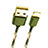 Cargador Cable USB Carga y Datos L03 para Apple iPhone 11 Pro Verde