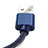 Cargador Cable USB Carga y Datos L04 para Apple iPhone SE3 ((2022)) Azul