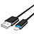 Cargador Cable USB Carga y Datos L13 para Apple iPhone 12 Pro Negro