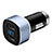 Cargador de Mechero 4.8A Adaptador Coche Doble Puerto USB Carga Rapida Universal Azul Cielo