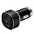 Cargador de Mechero 4.8A Adaptador Coche Doble Puerto USB Carga Rapida Universal Negro