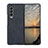 Funda Bumper Lujo Cuero y Plastico Mate Carcasa B01 para Samsung Galaxy Z Fold4 5G