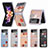 Funda Bumper Lujo Cuero y Plastico Mate Carcasa B03 para Samsung Galaxy Z Flip4 5G