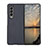 Funda Bumper Lujo Cuero y Plastico Mate Carcasa B03 para Samsung Galaxy Z Fold4 5G