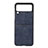 Funda Bumper Lujo Cuero y Plastico Mate Carcasa B04 para Samsung Galaxy Z Flip3 5G