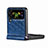 Funda Bumper Lujo Cuero y Plastico Mate Carcasa B07 para Samsung Galaxy Z Flip4 5G