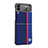 Funda Bumper Lujo Cuero y Plastico Mate Carcasa B08 para Samsung Galaxy Z Flip3 5G