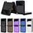 Funda Bumper Lujo Cuero y Plastico Mate Carcasa BY1 para Samsung Galaxy Z Flip4 5G