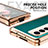 Funda Bumper Lujo Cuero y Plastico Mate Carcasa C01 para Samsung Galaxy Z Fold3 5G