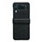 Funda Bumper Lujo Cuero y Plastico Mate Carcasa C08 para Samsung Galaxy Z Flip4 5G