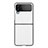 Funda Bumper Lujo Cuero y Plastico Mate Carcasa C09 para Samsung Galaxy Z Flip4 5G