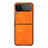 Funda Bumper Lujo Cuero y Plastico Mate Carcasa C09 para Samsung Galaxy Z Flip4 5G