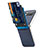 Funda Bumper Lujo Cuero y Plastico Mate Carcasa H01 para Samsung Galaxy Z Flip3 5G