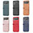 Funda Bumper Lujo Cuero y Plastico Mate Carcasa H02 para Samsung Galaxy Z Flip3 5G