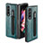 Funda Bumper Lujo Cuero y Plastico Mate Carcasa H04 para Samsung Galaxy Z Fold3 5G