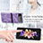 Funda Bumper Lujo Cuero y Plastico Mate Carcasa H07 para Samsung Galaxy Z Flip4 5G