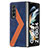 Funda Bumper Lujo Cuero y Plastico Mate Carcasa H07 para Samsung Galaxy Z Fold4 5G