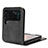 Funda Bumper Lujo Cuero y Plastico Mate Carcasa JD1 para Samsung Galaxy Z Flip3 5G