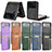 Funda Bumper Lujo Cuero y Plastico Mate Carcasa JD1 para Samsung Galaxy Z Flip4 5G