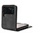 Funda Bumper Lujo Cuero y Plastico Mate Carcasa JD1 para Samsung Galaxy Z Flip4 5G