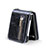 Funda Bumper Lujo Cuero y Plastico Mate Carcasa JD3 para Samsung Galaxy Z Flip3 5G