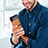 Funda Bumper Lujo Cuero y Plastico Mate Carcasa L07 para Samsung Galaxy Z Flip3 5G