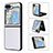 Funda Bumper Lujo Cuero y Plastico Mate Carcasa LZ3 para Samsung Galaxy Z Flip5 5G