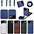 Funda Bumper Lujo Cuero y Plastico Mate Carcasa R04 para Samsung Galaxy Z Flip3 5G
