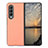 Funda Bumper Lujo Cuero y Plastico Mate Carcasa R04 para Samsung Galaxy Z Fold4 5G